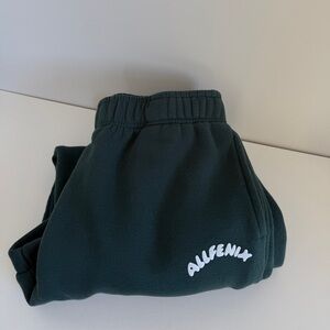Women’s All Fenix Forrest Green Jogger Sweats - M